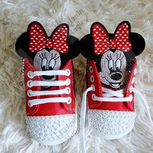 Custom Embellished Soft Sole Baby Shoes
